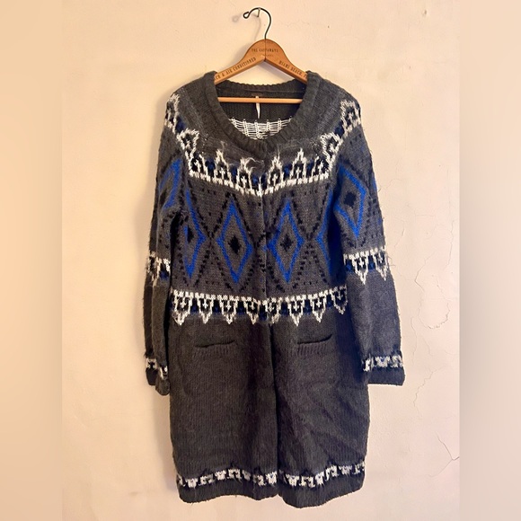 Free People Frosted Fair Isle Duster - Picture 4 of 4
